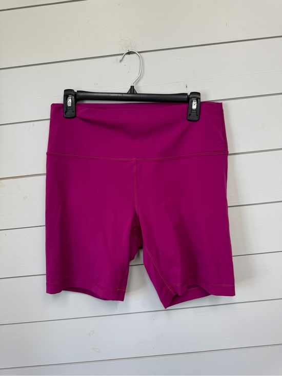lululemon athletica Pants - Lululemon wunder train high rise shorts 8” magenta purple women’s size 14